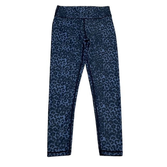 ZYIA Leggings Cheetah Print Activewear Crop Size 4 Scrunch Butt - Picture 1 of 13